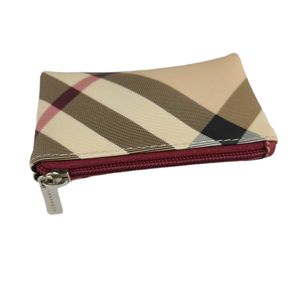 Burberry London Check Coated Canvas Wallet - Picture 4 of 6